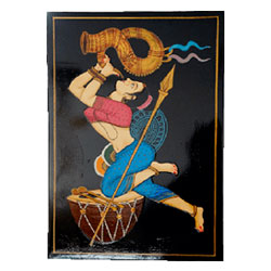 Woman with war horn to Rajahmundry