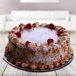 Round butter scotch cake  to Rajahmundry