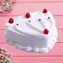 Vanilla Heart Cake to Rajahmundry
