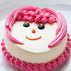 strawberry cake  to Rajahmundry