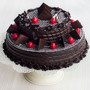 2 Tier Chocolate Truffle Cake 4kg 