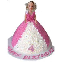 Barbie Cake -4kg  to Rajahmundry