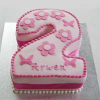 2 Number Cake - Vanilla to Rajahmundry