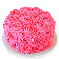 Pink Rose Cake to Rajahmundry