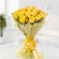 15 Yellow roses  to Rajahmundry