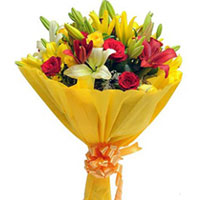 Mixed Roses N Lilie to Rajahmundry