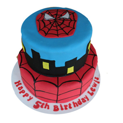 Spider Man Fondant Cake 4kg  to Rajahmundry