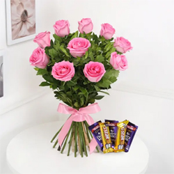 Roses with cho