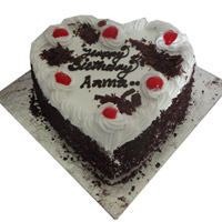 Heart Shape Black forest to Rajahmundry