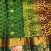 Green colour Saree to Rajahmundry