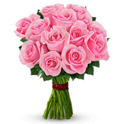 Dozen Pink Rose to Rajahmundry
