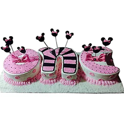 ONE Semi Fondant Cake Chocolate 6kg to Rajahmundry