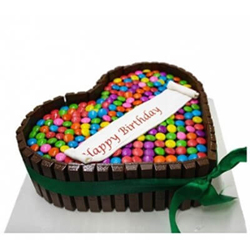 chocolate Gems Cake 1.5kg   to Rajahmundry