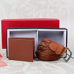 Brown Belt N Wallet Combo to Rajahmundry