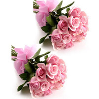 Pink Roses bunches to Rajahmundry