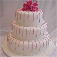  3 Tier Strawberry Cake to Rajahmundry