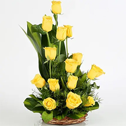 Sunshine Yellow Roses to Rajahmundry