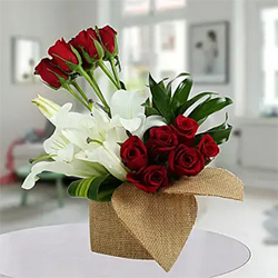 Delightful Flowers basket to Rajahmundry
