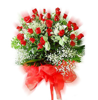 50 red roses to Rajahmundry