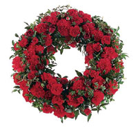 Red Roses Wreath