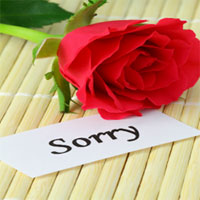 Sorry card  to Rajahmundry