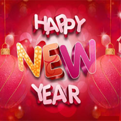 New year Greeting card to Rajahmundry