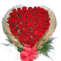 30 ROSES IN A HEART SHAPE  to Rajahmundry