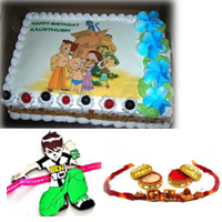 Rakhi with Chhota Bheem 