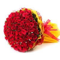 100 RED ROSES BUNCH  to Rajahmundry