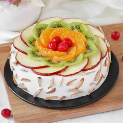 Fresh Fruit Almond Cake to Rajahmundry