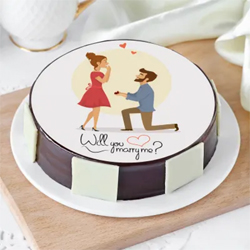 Delicious Proposal Cake (1 Kg) to Rajahmundry