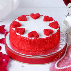 Classic Valentine Red Velvet 1kg  to Rajahmundry