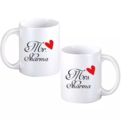 Personalized Couple Mugs to Rajahmundry