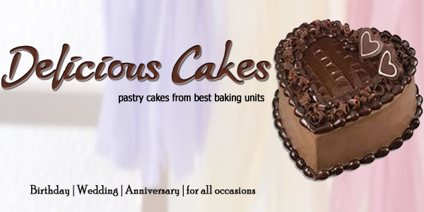 Cakes to Rajahmundry